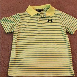 Boys Under Armour Polo Collar Shirt